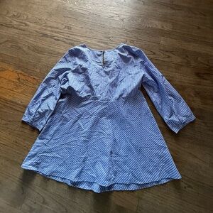 Stylish Motherhood Maternity Blue
Striped Blouse